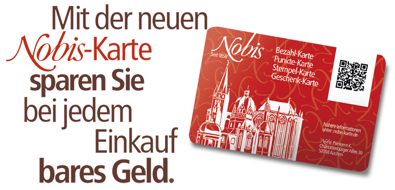 Nobis Printen Aachen, Nobis Karte Vorteile