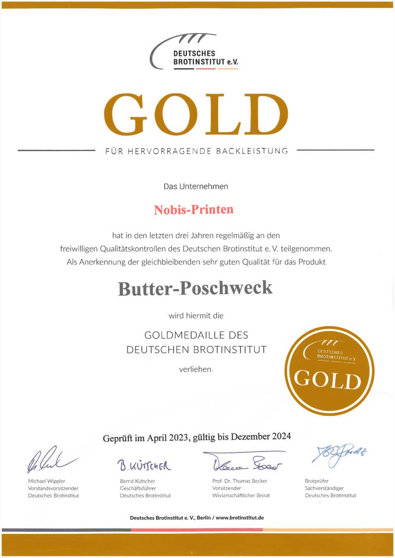 Butter Poschweck DLG 2023 2024